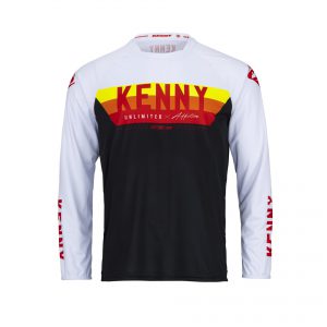Kenny Elite BMX jersey Black Yellow Orange Red White
